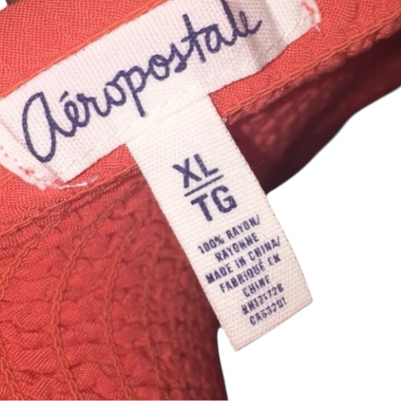 Brand new orange Aeropostale flowy dress xl - Picture 2 of 4